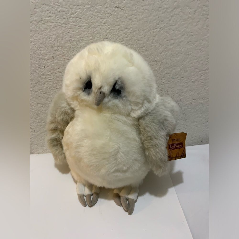 Dakin Lou Rankin Friends White Owl Plush Stuffed Animal Bird Owl 9”